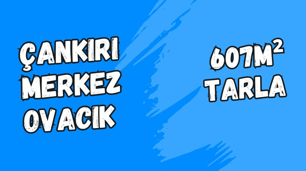 ÇANKIRI MERKEZ OVACIK KÖYÜNDE 607M² TARLAMIZ SATILIKTIR - ÇANKIRI MERKEZ fotoğraf 8